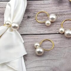 Servettirengas (helmi)